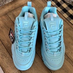 Fila disruptor II woman’s size 10 blue sneakers